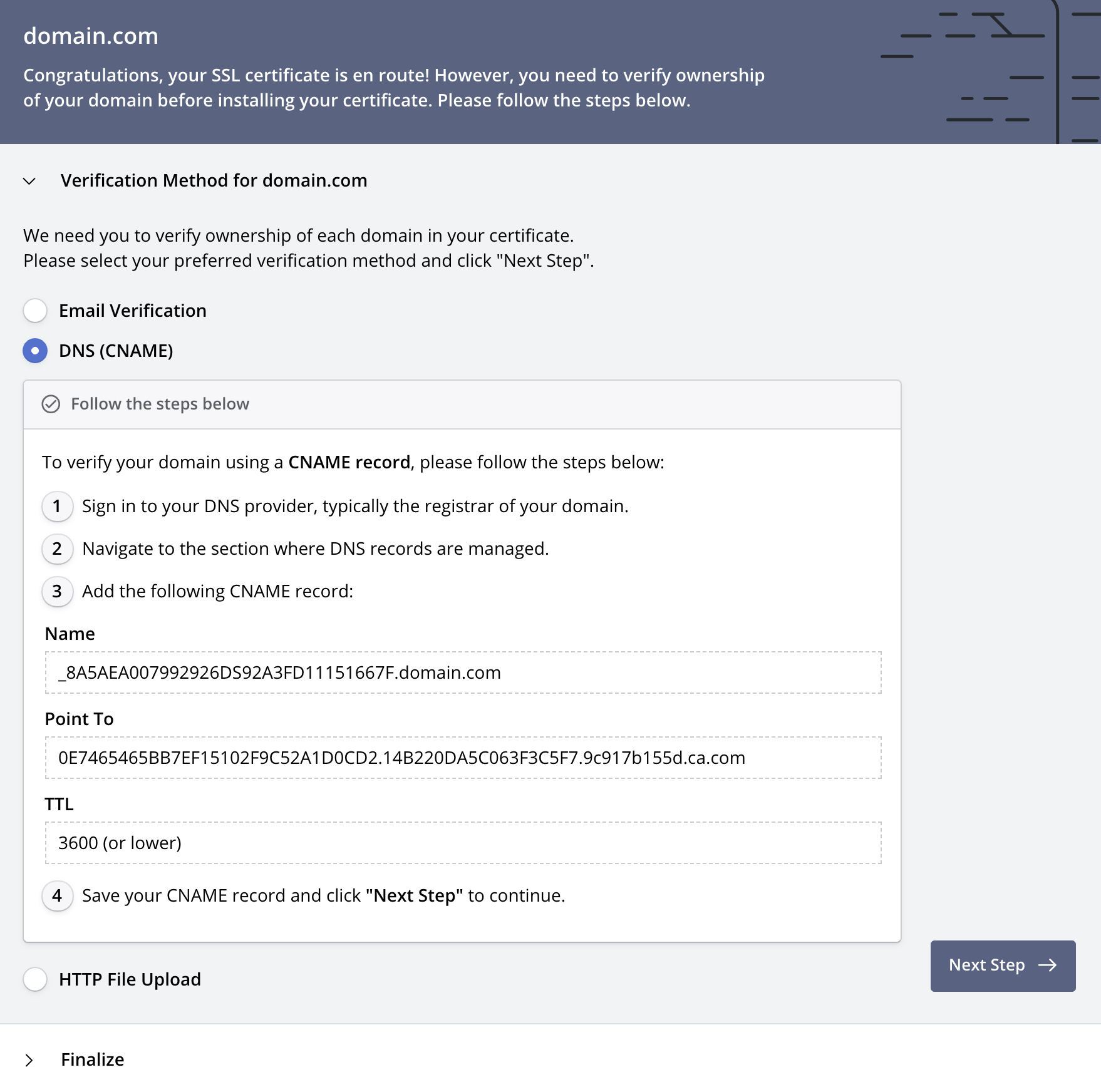 Verify Domains For An SSL Certificate – ZeroSSL