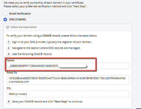 Troubleshooting - DNS (CNAME) Verification – ZeroSSL